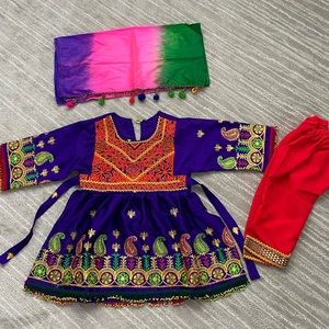 Afghan girl dress